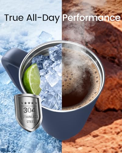 Insulated Mug 100% Leak Proof Insulated Water Bottle for Iced Coffee & Hot Drinks