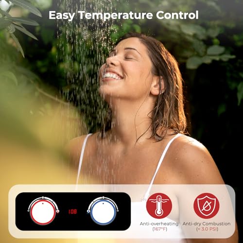 Camplux Pro 6L Portable Tankless Water Heater (2 Count)