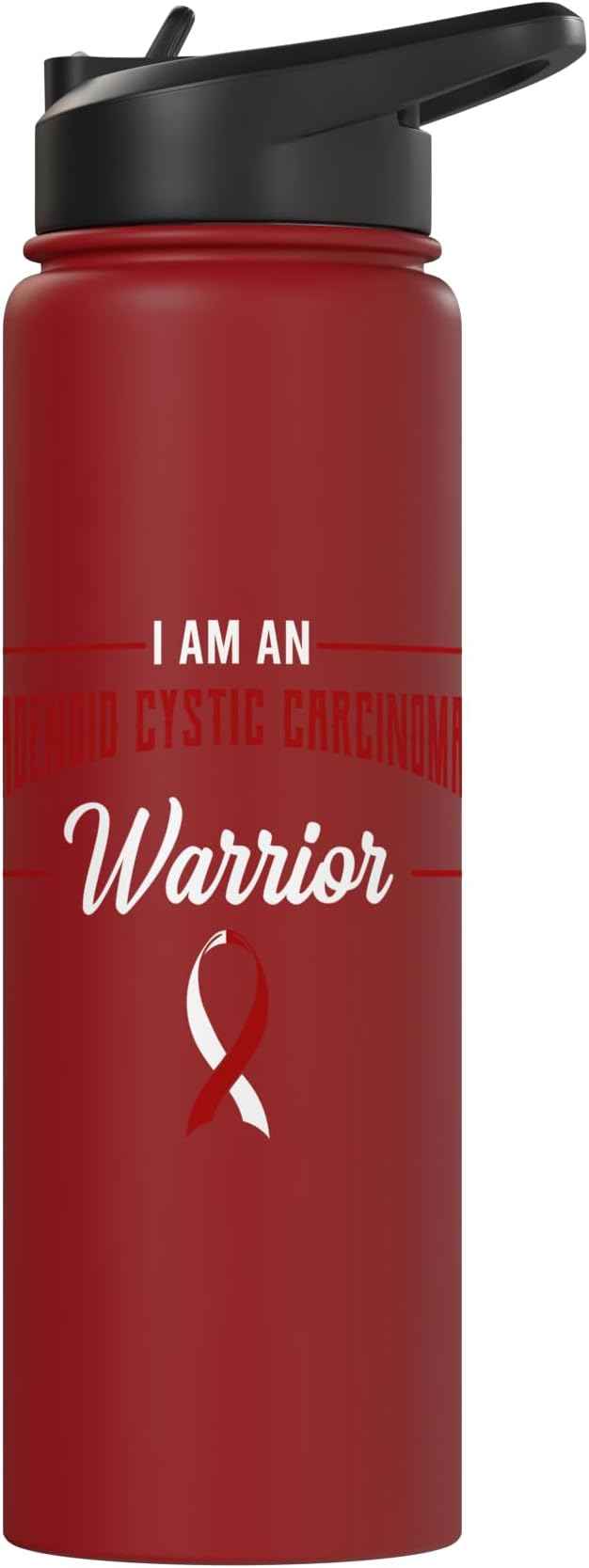 I Am A Warrior Adenoid Cystic Carcinoma ACC Adenoidcystic Stainless Steel Insulated Water Bottle