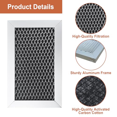 W10892387 Microwave Charcoal Grease Filter for Whirlpool Maytag Amana