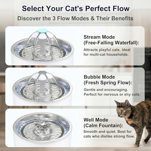 Cat Water Fountain Stainless Steel Lid 81oz