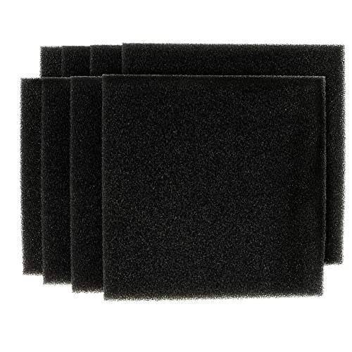 8 Pieces Aquarium Filter Foam Sponges Pad 9x9x1 Inch (4 Count)