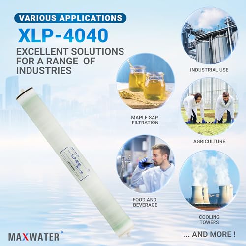 XLP 4040 Reverse Osmosis 4" x 40" RO Membrane (2 Count)