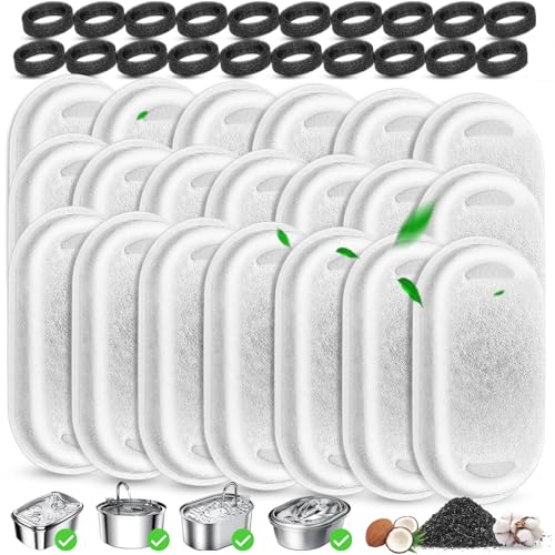 Cat Water Fountain Filters Replacement (20 Count)