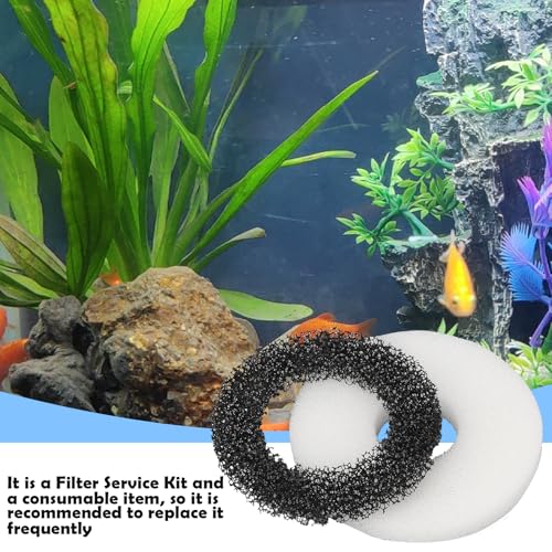 Foam and Carbon Rings Filter Replacement Compatible with Biorb Aquariums