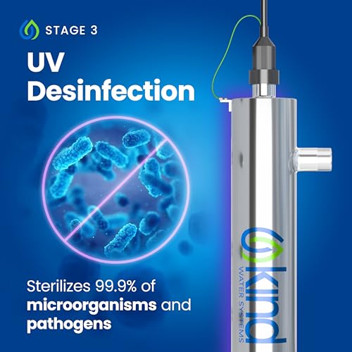 Whole Home Water Filtration System with UV Light