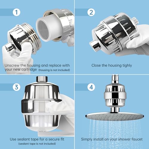 9 Pack Shower Filter Replacement Cartridge