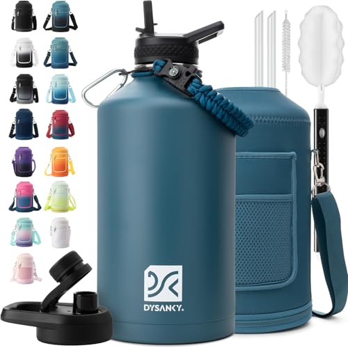 Gallon Insulated Water Bottle with Portable Carrier Bag for Outdoor