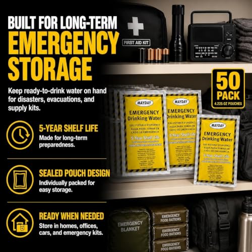 Mayday 73011 Emergency Water 4.225 oz (422.5 Fl Oz)