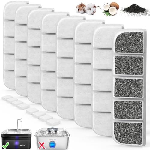 8 Pack Dog Water Fountain Filters Replacement for SIBAYS 355oz (8 Count)