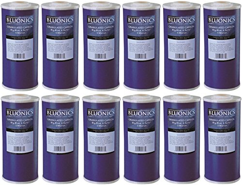 12 pack Carbon Water Filters GAC Granulated 4.5
