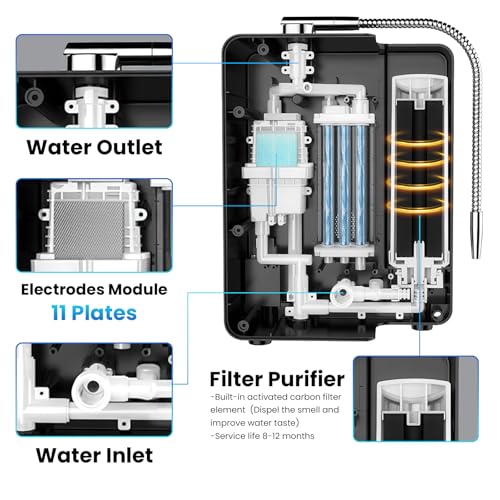 Alkaline Water Ionizer Machine for Home