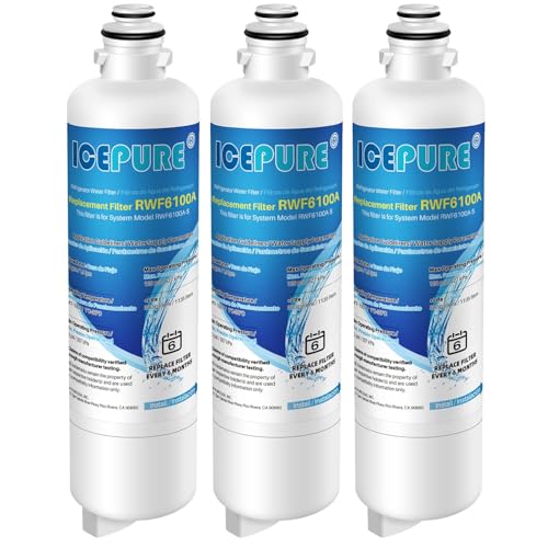BORPLFTR50 Water Filter Replacement for Bosch 11032531 (3 Count)