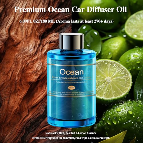Car Air Freshener Refill for Men & Women 6.09 FL OZ (6.09 Fl Oz)