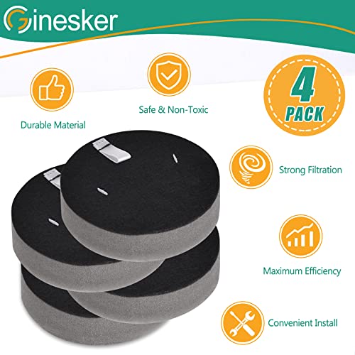 3070 Filter Replacement for Bissell Cleanview Pet Slim 3080 2831 3339 2903 2921 Pet Hair 2897 4 Pack Filter for Bissell PowerEdge 2900A 2900 3274 Vacuum Compare to Part # 1623102 (4 Count)