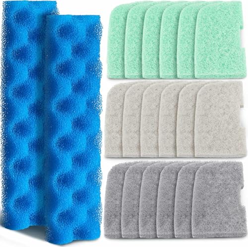 20 Pcs Aquarium Filters Replacement Filter Media Kits Compatible with Fluval 406 (20 Count)