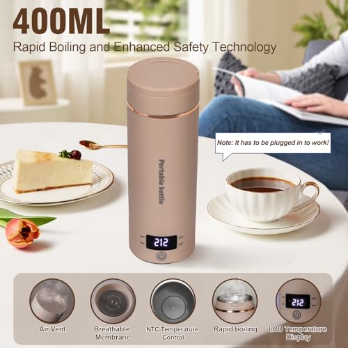 Portable Electric Kettle for Travel 120V