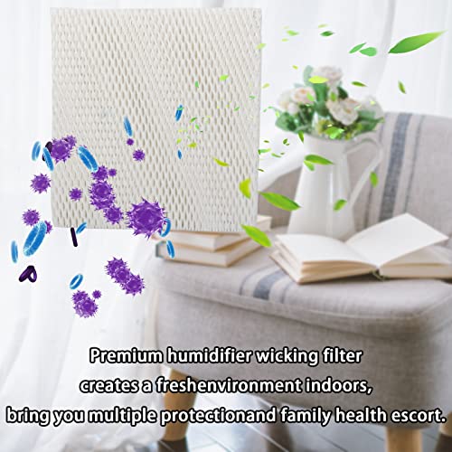 6Pack Replacement Humidifier Wick Filters Water Panel Filter Compatible with Carrier HUMCCSBP2212 HUMCCSBP2312 HUMCASBP2312 HUMCCSBP2412 Humidifier P110