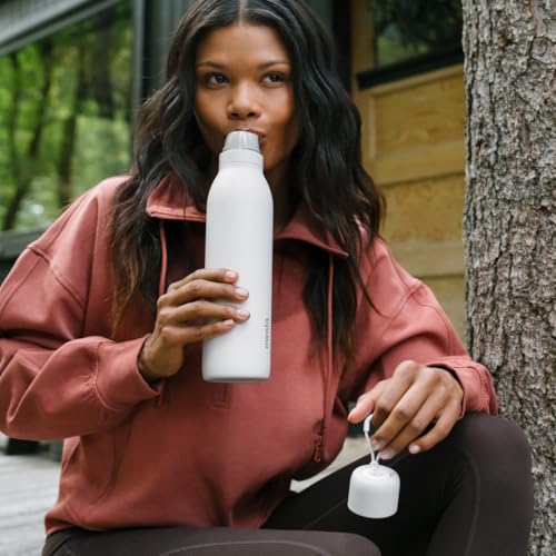 FreeSip Twist Stainless Steel Water Bottle 24 oz Angel Food Cake