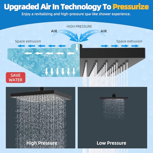 cUPC Certified Thickness Metal 8'' Rain Shower Head