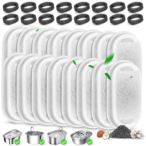 Cat Water Fountain Filters Replacement (32 Count)