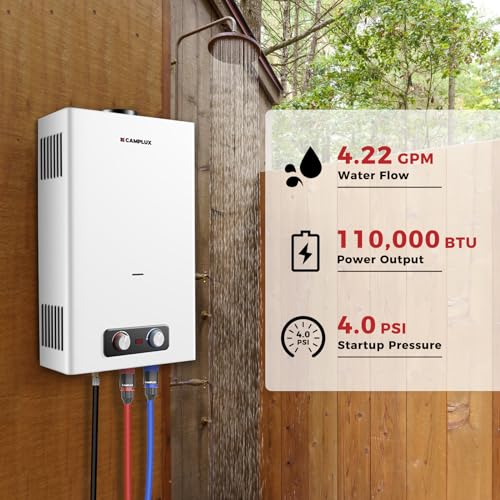 CAMPLUX 4.22 GPM Tankless Water Heater Propane