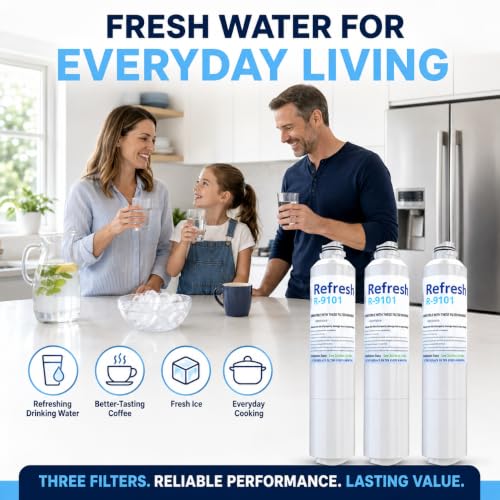 Refresh Refrigerator Water Filter Replacement (3 Count)
