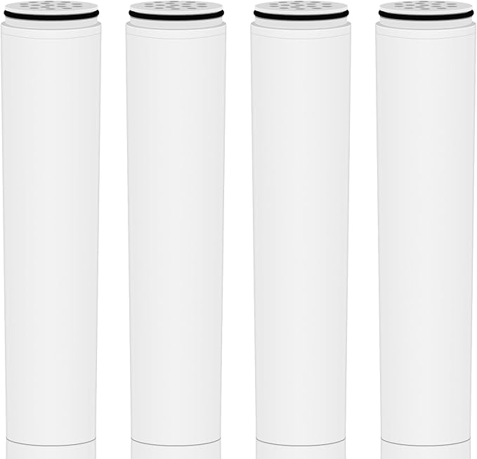 Multi-Stage Shower Filter Compatible with Cobbe Filtered Shower Head Handheld, 7-mode Showerhead,Hard Water High Efficiency Filter-4 Pack