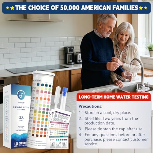 All New 23 in 1 Drinking Water Testing Kit 158 Strips (158 Count)