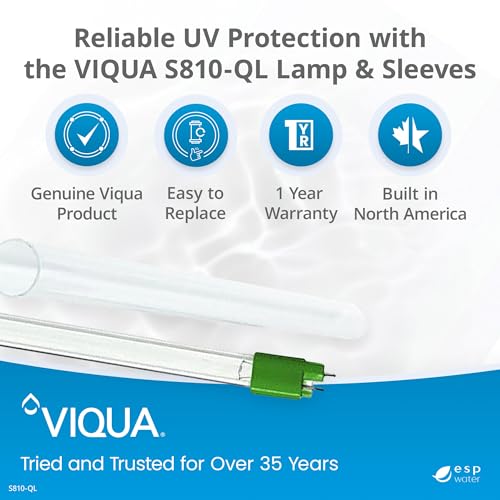 S810 QL UV Lamp and Quartz Sleeve Bundle