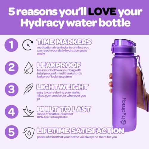 Water Bottle with Time Marker