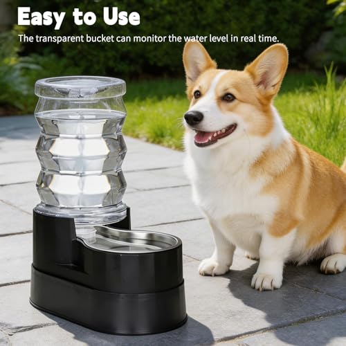 7L Raised Dog Water Dispenser