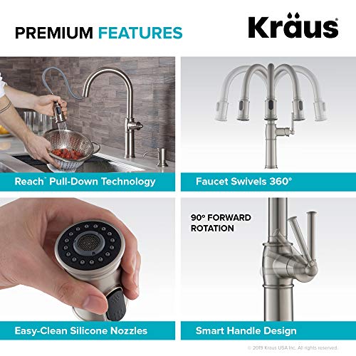Sellette Traditional Spot Free Stainless Steel Single Handle Pull
