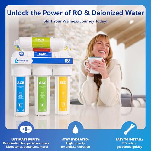 Reverse Osmosis Deionization Water Filtration System