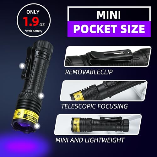 UV Flashlight 395nm Black Light