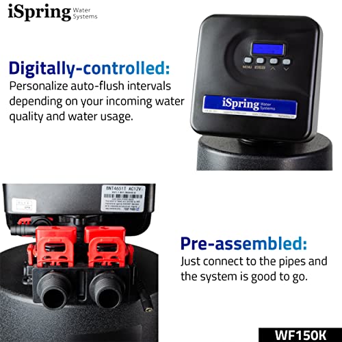 WF150K Whole House Central Water Filtration System with Set and Forget Smart Valve