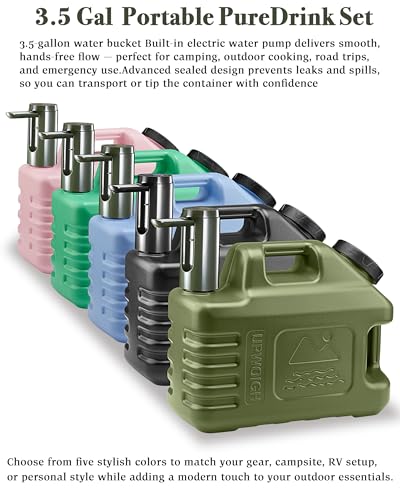 3.5 Gallon Water Jug with Rechargeable Touch Pump