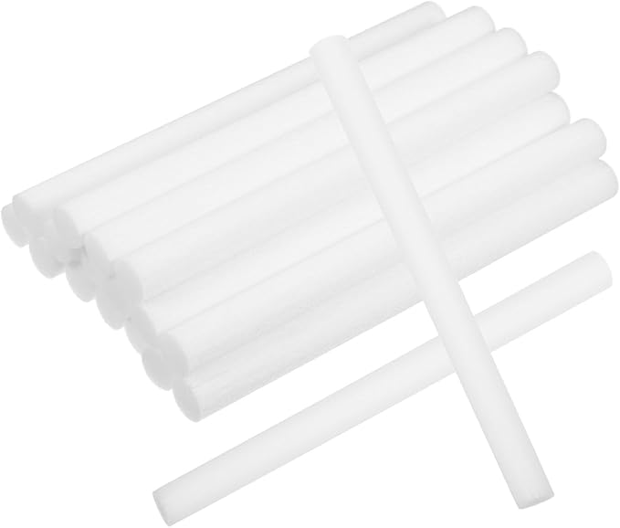 50Pcs Cotton Swab Diffuser Sticks Absorbent Humidifier Filter Replacement Wicks for Optimal Moisture Compatible with Essential Oil Diffusers Humidifiers White - AquaVibe