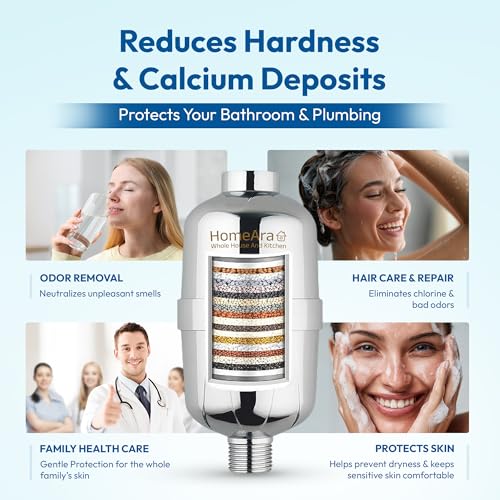 15 Stage Advanced Hard Water Filter For Shower And Tap