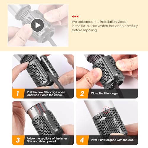 Magnetic Hair Dryer Filter Compatible with Dyson Supersonic Hair Dryer