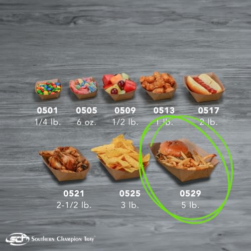 0529 #500 ECO Kraft Paperboard Food Tray