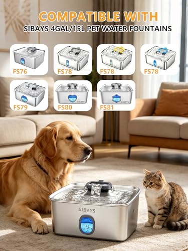Dog Water Fountain Filter Replacement (24 Count)