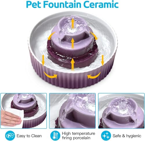 Ceramic Cat Fountain