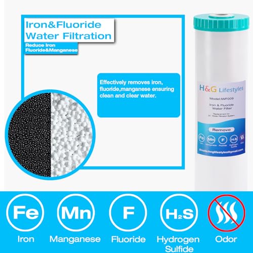 4.5" x 20" 3 Stage Whole House Water Filter Replacement (3 Count)