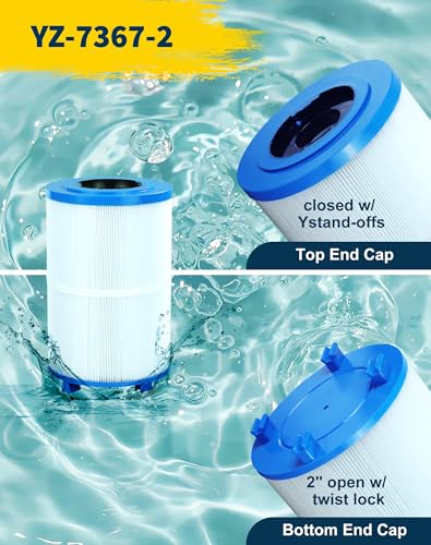 Spa Filter Cartridge Compatible with Unicel C (2 Count)