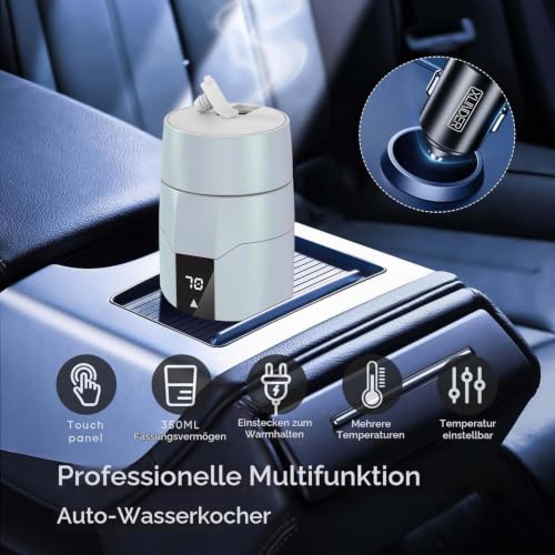 Smart Car Electric Kettle 350ml
