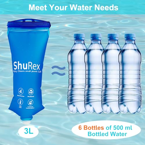 3L Gravity Fed Water Bag for Sawyer Water Filtration System