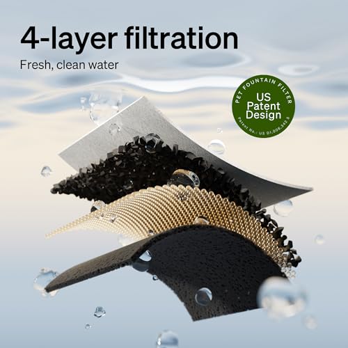 RFID Multi Cats Water Fountain with Cat Recognition & Hydration Monitoring