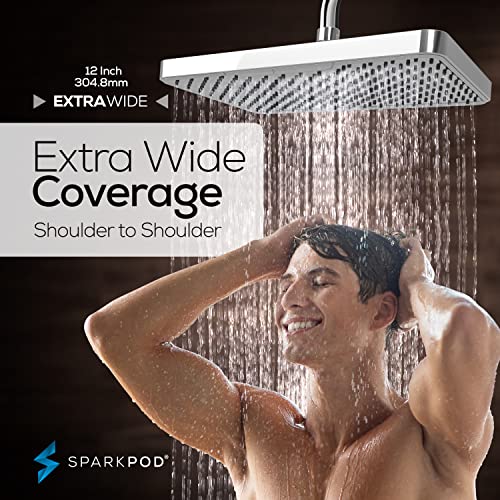 12 Inch Rectangle Rain Shower Head