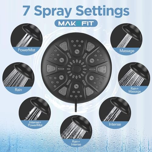 Filtered Shower Head with Upgraded Activated Carbon Filter